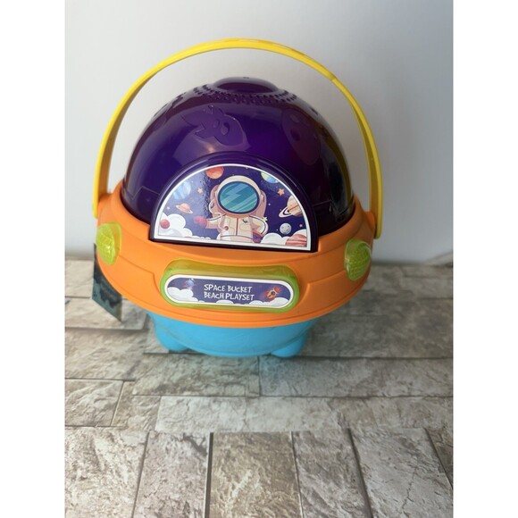 9-PCS Bucket Playset, Pack Up & Carry, Outdoor Play, Water Beach, Kids, Toddler - Picture 2 of 5